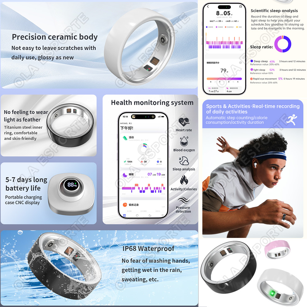 Anello intelligente in ceramic - Health Monitors recensione e prezzo